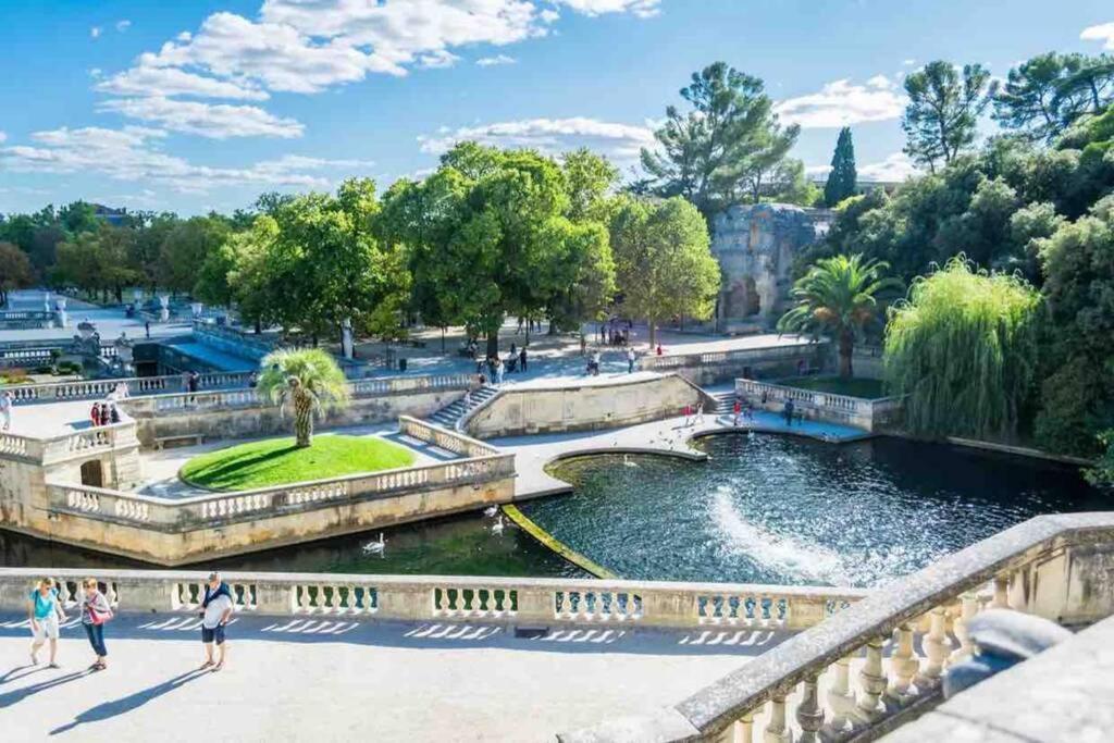 Le Jad Joli F2 Proche Gare, Arenes Avec Terrasse Privee Apartment Nimes Bagian luar foto