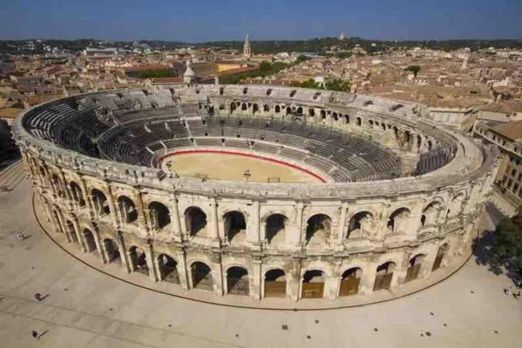 Le Jad Joli F2 Proche Gare, Arenes Avec Terrasse Privee Apartment Nimes Bagian luar foto
